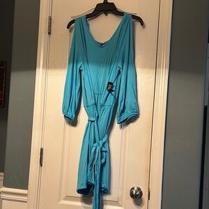 2/$30 New York & Company Blue Romper Women’s 2X NWT